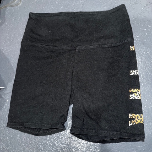 PINK Victoria's Secret Pants - Black Leopard Accent Women's Shorts
